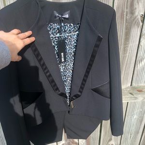 Just Cavalli Tuxedo women’s blazer size 40 .